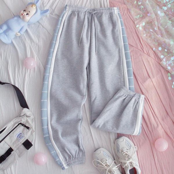 women's pants & capris winter plus velvet sweatpants women korean harajuku ins casual stripe elastic waist trousers girl wear student, Black;white
women's pants & capris winter plus velvet sweatpants women korean harajuku ins casual stripe elastic waist trousers girl wear student, Black;white