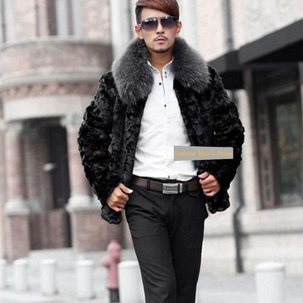 2020 winter jacket male faux fur coat warm male fur collar jacket mens mink coat plus size, Black
2020 winter jacket male faux fur coat warm male fur collar jacket mens mink coat plus size, Black