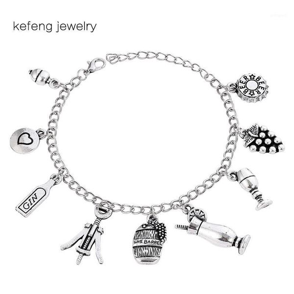 charm bracelets fashion bar bartending tool model silver color chain & bangles for women men jewelry pulseras mujer1, Golden;silver
charm bracelets fashion bar bartending tool model silver color chain & bangles for women men jewelry pulseras mujer1, Golden;silver