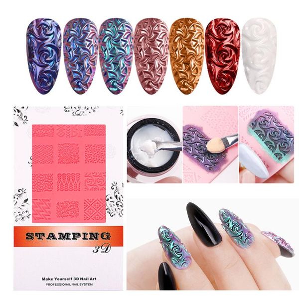 nail glitter 3d relief silicone carving mold/nail glitter/glue set sculpture stamping stencils diy uv gel art template manicure kit, Silver;gold
nail glitter 3d relief silicone carving mold/nail glitter/glue set sculpture stamping stencils diy uv gel art template manicure kit, Silver;gold
