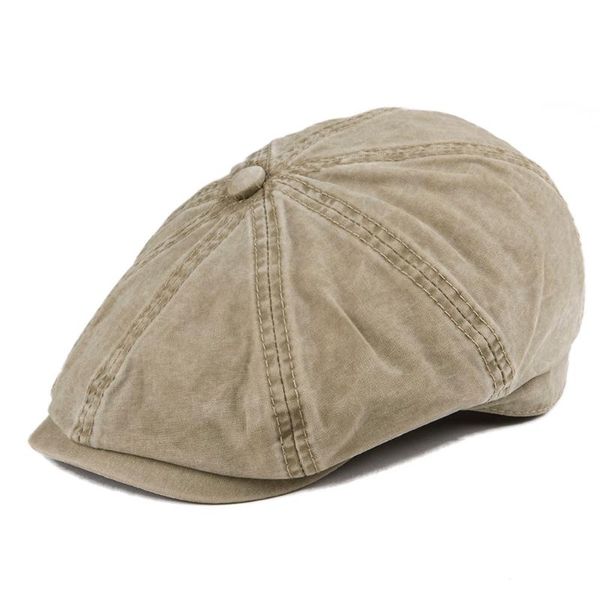 voboom khaki washed cotton newsboy cap 8 panel flat ivy cap summer light fabrics gatsby hat retro cabbie hats 160, Blue;gray 
voboom khaki washed cotton newsboy cap 8 panel flat ivy cap summer light fabrics gatsby hat retro cabbie hats 160, Blue;gray