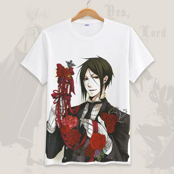 new arrival funny black butler t shirt summer sebastian cosplay short sleeve tee men women anime t-shirts homme, White;black
new arrival funny black butler t shirt summer sebastian cosplay short sleeve tee men women anime t-shirts homme, White;black