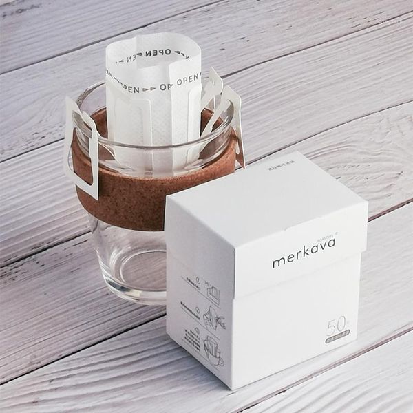 50pcs/pack disposable coffee fliter bags portable hanging ear style coffee filters eco-friendly paper bag for espresso1
50pcs/pack disposable coffee fliter bags portable hanging ear style coffee filters eco-friendly paper bag for espresso1