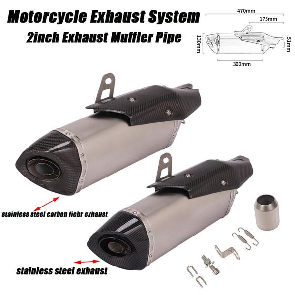 motorcycle exhaust system stainless or carbon fiber muffler tubes db killer for 38-51mm tail vent baffler pipe
motorcycle exhaust system stainless or carbon fiber muffler tubes db killer for 38-51mm tail vent baffler pipe