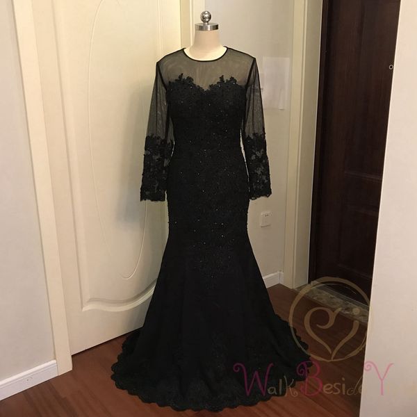 black evening dresses 2020 muslim floor length long sleeve o neck appliques lace sequined dubai saudi arabic formal prom gowns lj201224
black evening dresses 2020 muslim floor length long sleeve o neck appliques lace sequined dubai saudi arabic formal prom gowns lj201224