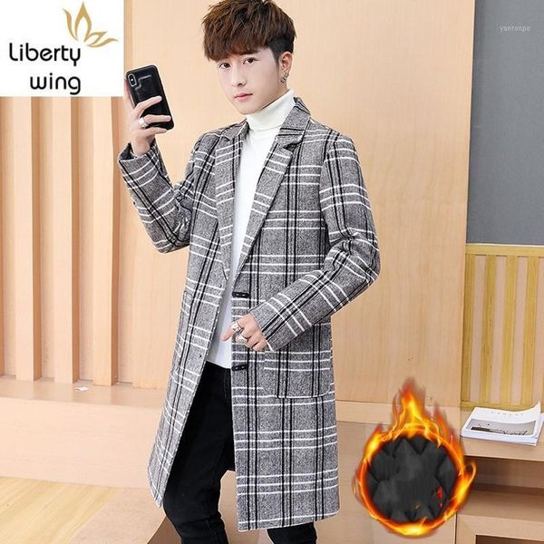 british winter medium lenght mens plaid woolen trench coats long sleeve slim fit single breasted lapel male overcoats plus size1, Tan;black
british winter medium lenght mens plaid woolen trench coats long sleeve slim fit single breasted lapel male overcoats plus size1, Tan;black