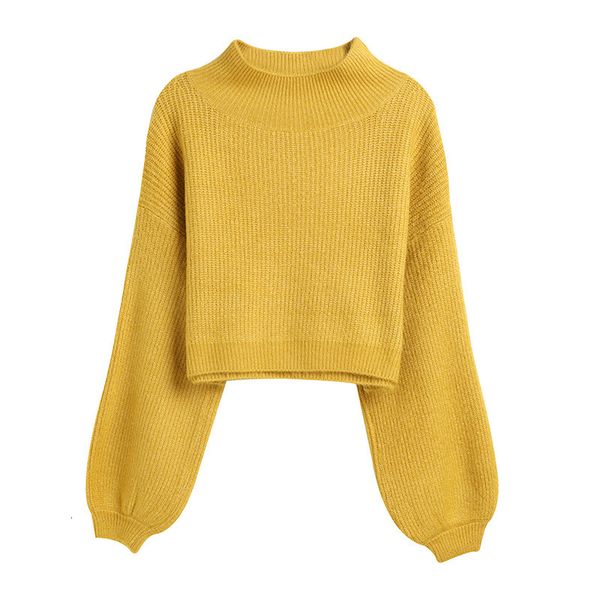 2021 new women's short sweater big solid mock neck harvest knitting pullovers lady sweatshirt winter yap0, White;black
2021 new women's short sweater big solid mock neck harvest knitting pullovers lady sweatshirt winter yap0, White;black