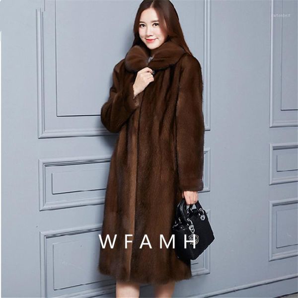 women's fur & faux 2021 korean version of coat women whole mink velvet long section middle-aged old imitation lapel large size1, Black
women's fur & faux 2021 korean version of coat women whole mink velvet long section middle-aged old imitation lapel large size1, Black