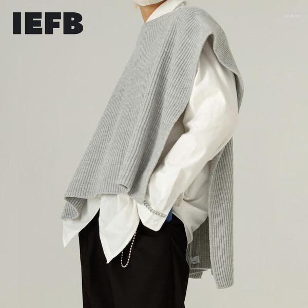 men's vests iefb men's wear autumn winter round collar shawl style sweater 2021 korean kinttwear all-match sleeveless vest 9y46011, Black;white
men's vests iefb men's wear autumn winter round collar shawl style sweater 2021 korean kinttwear all-match sleeveless vest 9y46011, Black;white