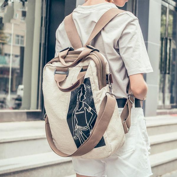 new cotton and leggy horse skin stitching backpack fashion personality lady student bag canvas genuine print computer bag1
new cotton and leggy horse skin stitching backpack fashion personality lady student bag canvas genuine print computer bag1