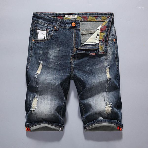 el barco ripped hole cotton shorts jeans men summer hip hop streetwear blue male denim pants soft scratches knee length trousers1, White;black
el barco ripped hole cotton shorts jeans men summer hip hop streetwear blue male denim pants soft scratches knee length trousers1, White;black