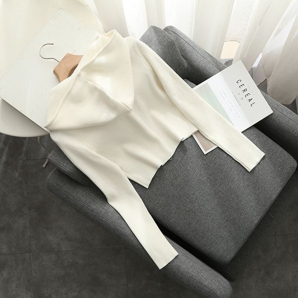 slim girls soft cotton knitted hoodies fashion ladies elegant bomb sweatshirts casual female knitwear vintage women chic 200924, Black
slim girls soft cotton knitted hoodies fashion ladies elegant bomb sweatshirts casual female knitwear vintage women chic 200924, Black