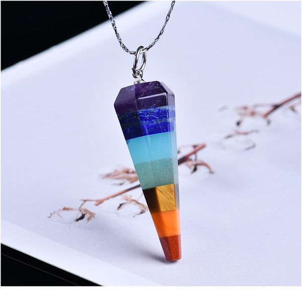 1pc natural crystal quartz mineral jewelry seven chakra stones chakra aura point healing men's and women's necklaces d qylcau, Black
1pc natural crystal quartz mineral jewelry seven chakra stones chakra aura point healing men's and women's necklaces d qylcau, Black