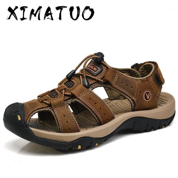 summer sandals men soft leather gladiator sandals for men comfortable beach men's summer shoes plus size 37-471, Black
summer sandals men soft leather gladiator sandals for men comfortable beach men's summer shoes plus size 37-471, Black
