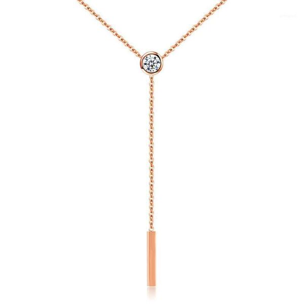 chokers firebros 2021 rose gold stainless steel zircon bar pendant tassel necklace choker collar women jewelry accessories drop1, Golden;silver
chokers firebros 2021 rose gold stainless steel zircon bar pendant tassel necklace choker collar women jewelry accessories drop1, Golden;silver