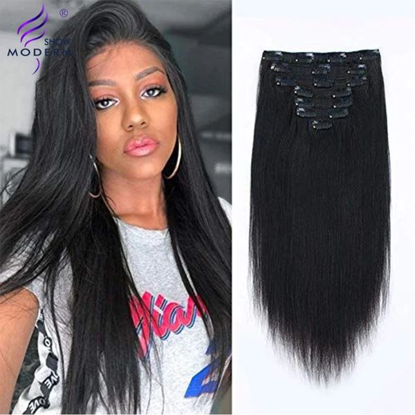 modern show peruvian straight clip in human hair extension 120g natural color hair in clips remy hair natural color, Black;brown
modern show peruvian straight clip in human hair extension 120g natural color hair in clips remy hair natural color, Black;brown
