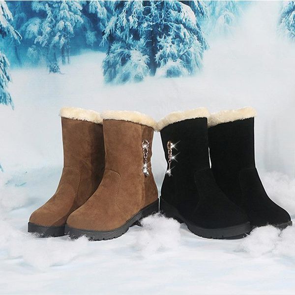 boots women snow winter shoes woman casual slip on fashion female shoe chunky heel ladies warm plush ankle fur1, Black
boots women snow winter shoes woman casual slip on fashion female shoe chunky heel ladies warm plush ankle fur1, Black