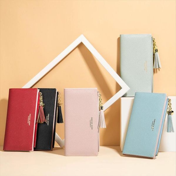 2019 tassel wallet women long cute wallet leather tassel women wallets zipper portefeuille female purse clutch cartera mujer, Red;black
2019 tassel wallet women long cute wallet leather tassel women wallets zipper portefeuille female purse clutch cartera mujer, Red;black