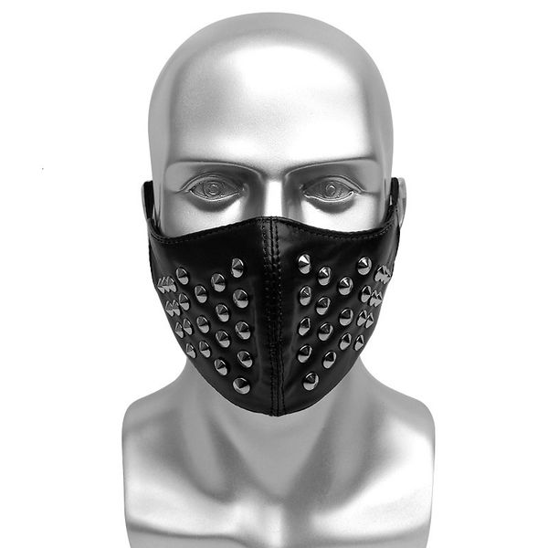 cool fashion men women hip hop cosplay mask with rivet punk accessories black pu leather face masks performance show masks
cool fashion men women hip hop cosplay mask with rivet punk accessories black pu leather face masks performance show masks