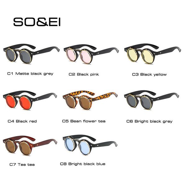 flap women so&ei steampunk classic vintage sunglasses fashion brand designer tinted clear lens goggles men sun glasses shades
flap women so&ei steampunk classic vintage sunglasses fashion brand designer tinted clear lens goggles men sun glasses shades