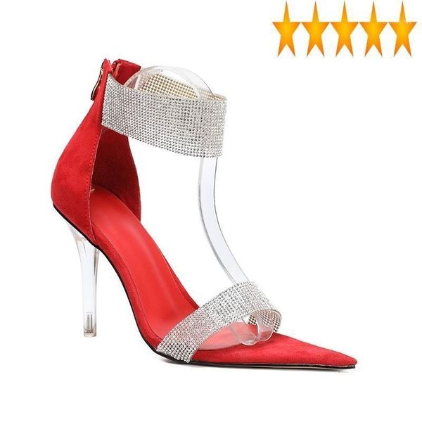 sandals stiletto women transparent diamonds pointed luxury summer high heels office ladies open toe heel size 35-431, Black
sandals stiletto women transparent diamonds pointed luxury summer high heels office ladies open toe heel size 35-431, Black