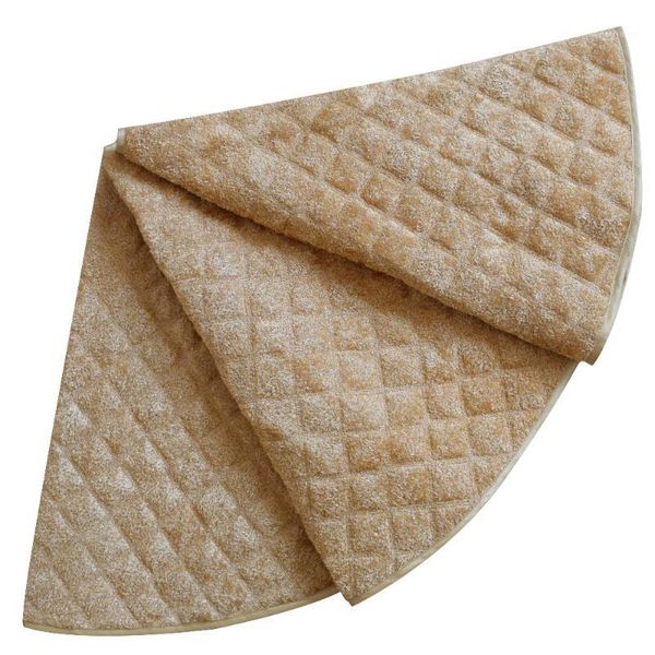 christmas decorations sorrento 50" gold boucle diamond quilted tree skirt decoration fashionable design1
christmas decorations sorrento 50" gold boucle diamond quilted tree skirt decoration fashionable design1