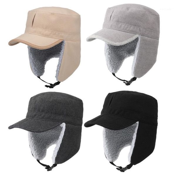 cycling caps & masks men women soft fleece warm winter hats sherpa lined with visor windproof earflap1, Black
cycling caps & masks men women soft fleece warm winter hats sherpa lined with visor windproof earflap1, Black