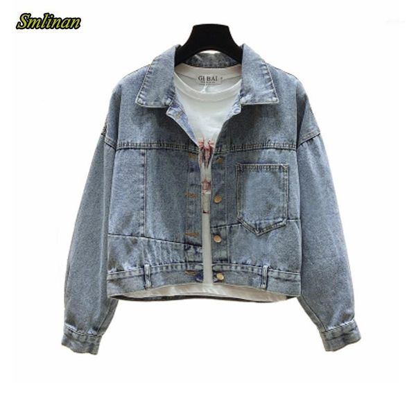 smlinan 2020 denim basic jacket women spring autmn casual vintage loose bomber jacket womens single breasted streetwear coat1, Black;brown
smlinan 2020 denim basic jacket women spring autmn casual vintage loose bomber jacket womens single breasted streetwear coat1, Black;brown