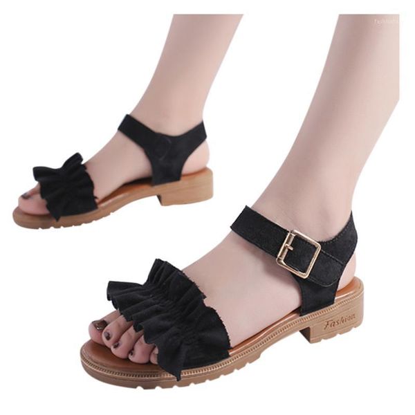 sandals fashion women roman dress shoes casual flat with beach buckle strap round toe flock 2021 lady sandles shoes1, Black
sandals fashion women roman dress shoes casual flat with beach buckle strap round toe flock 2021 lady sandles shoes1, Black
