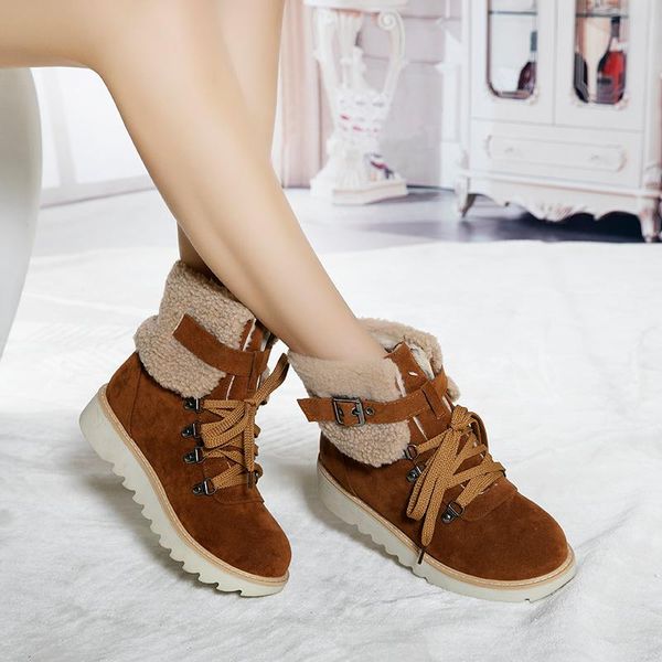 plus size 34-43 new winter boots women shoes lace up thick fur platform shoes waterproof ankle boots ladies snow, Black
plus size 34-43 new winter boots women shoes lace up thick fur platform shoes waterproof ankle boots ladies snow, Black