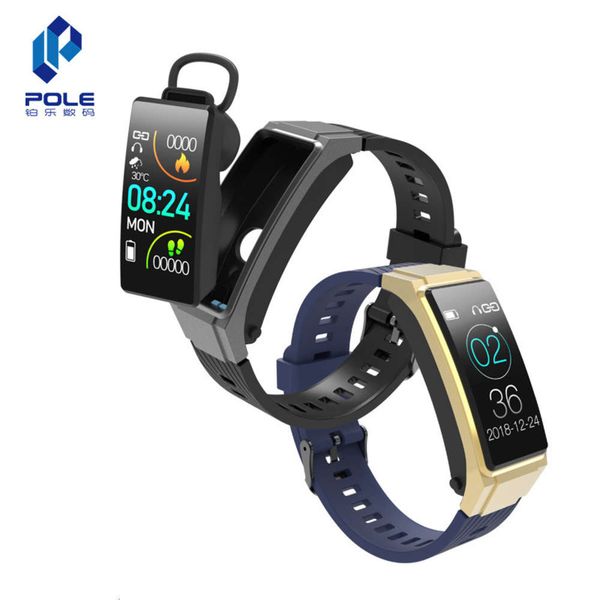 smart bluetooth two in one multi talk waterproof sport bracelet
smart bluetooth two in one multi talk waterproof sport bracelet