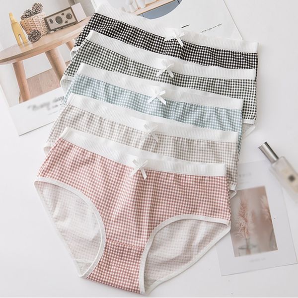 new high-quality women's underwear cotton blend women briefs for solid low-rise plaid girls panties lingerie, Black;pink
new high-quality women's underwear cotton blend women briefs for solid low-rise plaid girls panties lingerie, Black;pink
