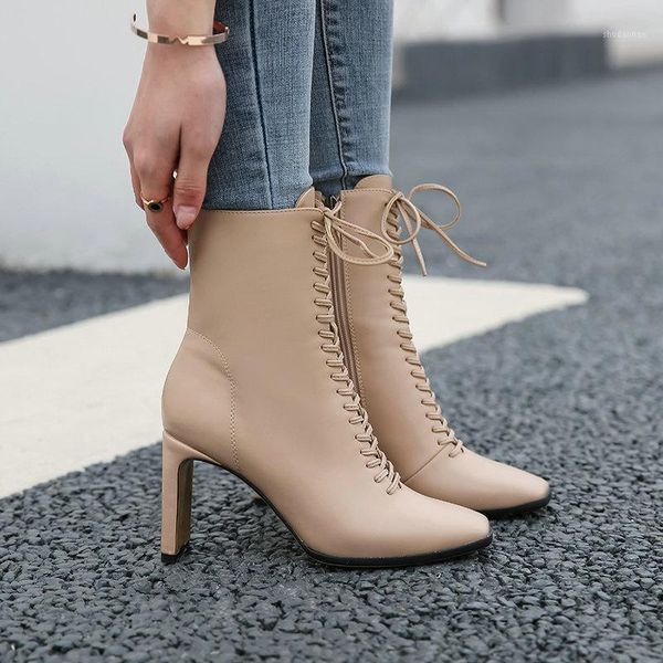 boots european station women's high-heeled short spring and autumn single square head shoes thick heel1, Black
boots european station women's high-heeled short spring and autumn single square head shoes thick heel1, Black