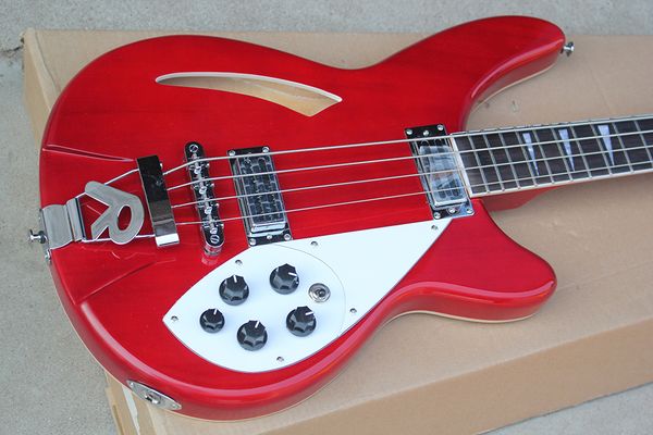 factory custom semi-hollow red electric bass guitar with white pickguard,rosewood fingerboard,5 knobs,offer customized
factory custom semi-hollow red electric bass guitar with white pickguard,rosewood fingerboard,5 knobs,offer customized