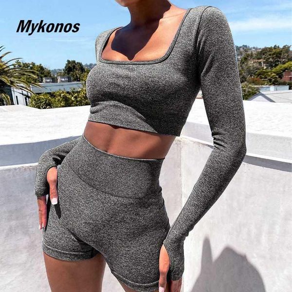 yoga outfits summer set women 2 piece gray long sleeve crop t-shirt shorts finger hole sportsuit workout outfit gym sport set1, White;red
yoga outfits summer set women 2 piece gray long sleeve crop t-shirt shorts finger hole sportsuit workout outfit gym sport set1, White;red