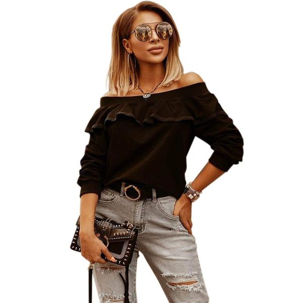 solid colour ruffles blouse women autumn long sleeve shirts ladies casual patchwork blouses female off shoulder d30, White
solid colour ruffles blouse women autumn long sleeve shirts ladies casual patchwork blouses female off shoulder d30, White