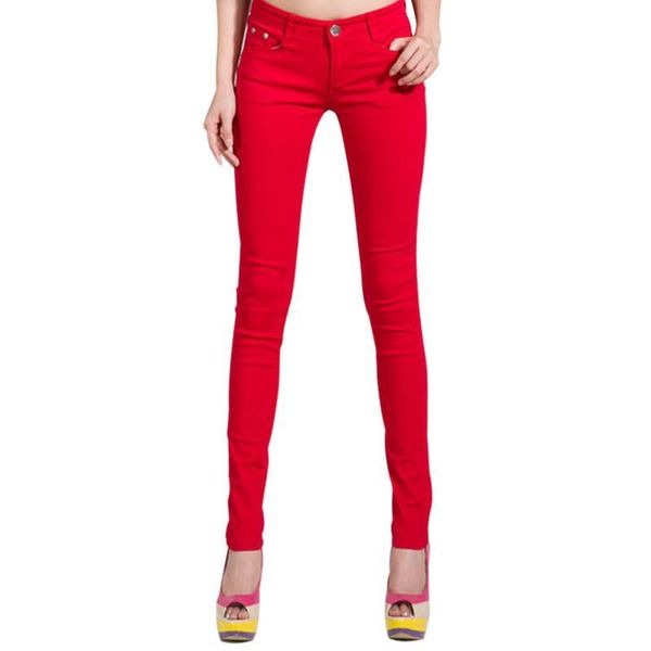 candy trousers new fashion spring and autumn cotton pencil calf jeans in the waist zipper elastic ladies trousers, Blue
candy trousers new fashion spring and autumn cotton pencil calf jeans in the waist zipper elastic ladies trousers, Blue