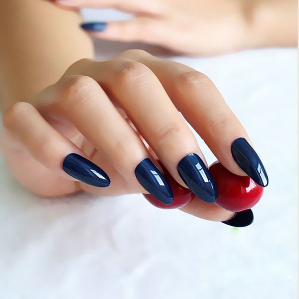 false nails 24pcs dark blue full cover sharp ending nail tips fake acrylic stiletto normal sizes diy salon, Red;gold
false nails 24pcs dark blue full cover sharp ending nail tips fake acrylic stiletto normal sizes diy salon, Red;gold