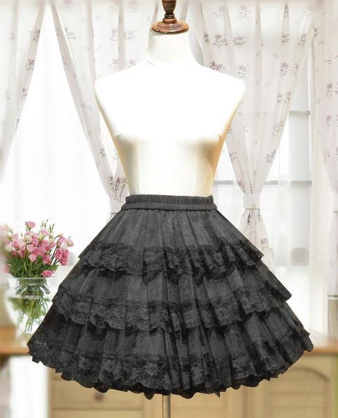 skirts lolita skirt women petticoats hard yarn pannier 100% cotton lining basic puff cos violence tulle half for coser, Black
skirts lolita skirt women petticoats hard yarn pannier 100% cotton lining basic puff cos violence tulle half for coser, Black