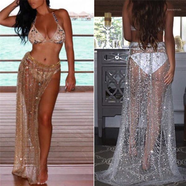women's swimwear 2 colors women's glitter crochet lace summer beach sequins bikini cover up skirts sweet for bath1, White;black
women's swimwear 2 colors women's glitter crochet lace summer beach sequins bikini cover up skirts sweet for bath1, White;black