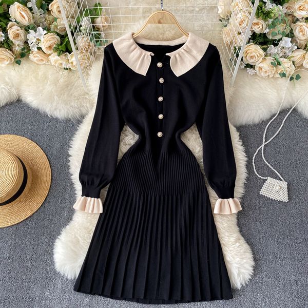 2021 new singiny in knitted or crocheted frizzy female design ruffle to thread elegant autumn dress streetwear short gown 6rjs, Black;gray
2021 new singiny in knitted or crocheted frizzy female design ruffle to thread elegant autumn dress streetwear short gown 6rjs, Black;gray
