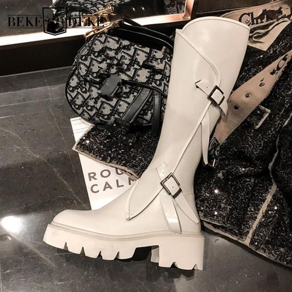 boots winter women fashion knee high block med heels thick platform shoes knight buckle genuine leather biker riding1, Black
boots winter women fashion knee high block med heels thick platform shoes knight buckle genuine leather biker riding1, Black