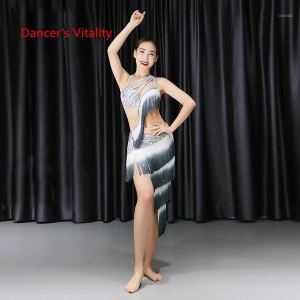 belly dance bra+split skirt profession performance clothing female high end tassel suits practice clothes spring and summer1, Black;red
belly dance bra+split skirt profession performance clothing female high end tassel suits practice clothes spring and summer1, Black;red