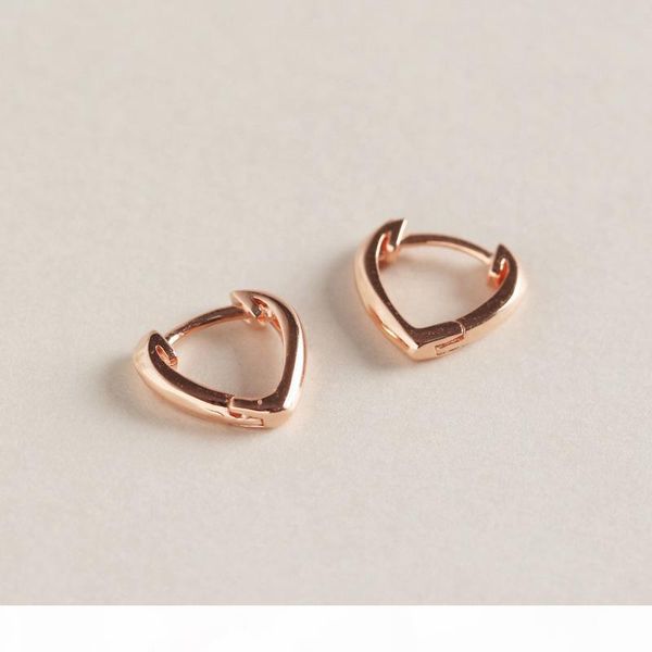 100% solid 925 sterling silver heart shape hoop earrings women rose gold plated small earring brinco fine jewelry yme461, Golden;silver
100% solid 925 sterling silver heart shape hoop earrings women rose gold plated small earring brinco fine jewelry yme461, Golden;silver