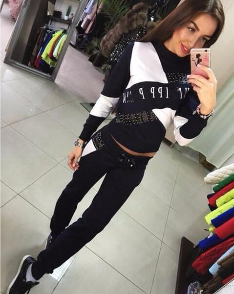 new designer women's sportswear fashion popular long sleeve crew neck sweater and casual pants set, Gray
new designer women's sportswear fashion popular long sleeve crew neck sweater and casual pants set, Gray