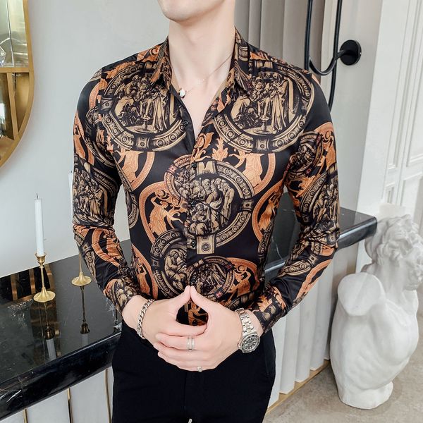 2020 streetwear long sleeve of men thin casual fitting dress new shirt fashionable printing shirts for men's clothes g23i, White;black
2020 streetwear long sleeve of men thin casual fitting dress new shirt fashionable printing shirts for men's clothes g23i, White;black