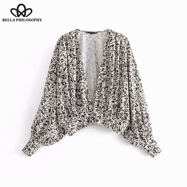 hstar vintage v neck animal print oversized blouse long puff sleeve shirt female casual loose chic blusas, White
hstar vintage v neck animal print oversized blouse long puff sleeve shirt female casual loose chic blusas, White