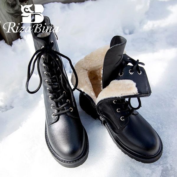 boots rizabina real leather women short plush fur warm winter shoes woman cross strap zip boot office lady footwear size 34-40, Black
boots rizabina real leather women short plush fur warm winter shoes woman cross strap zip boot office lady footwear size 34-40, Black