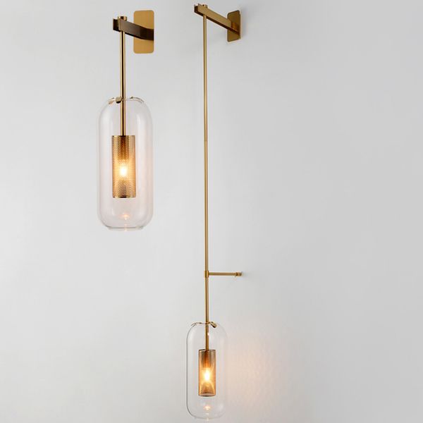 nordic designer wall lamps simple glass wall lamp living room background wall modern bedside lamp aisle lamp bedroom 110-240v
nordic designer wall lamps simple glass wall lamp living room background wall modern bedside lamp aisle lamp bedroom 110-240v