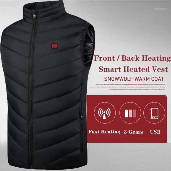 outdoor t-shirts 2021 front back heating usb electric heated vest hiking jacket winter waistcoat super warm coat camping1, Gray;blue
outdoor t-shirts 2021 front back heating usb electric heated vest hiking jacket winter waistcoat super warm coat camping1, Gray;blue